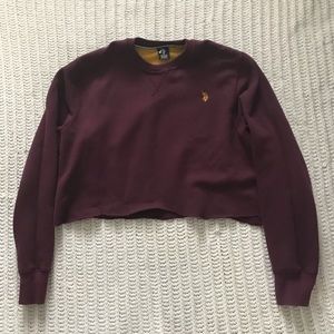 Maroon Polo Sweatshirt